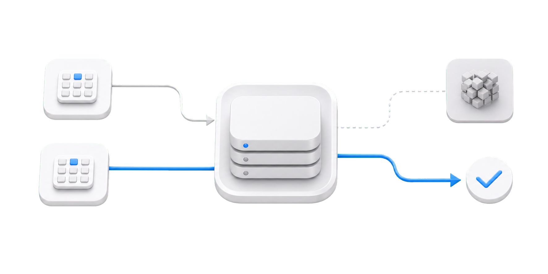 Intelligent caching diagram